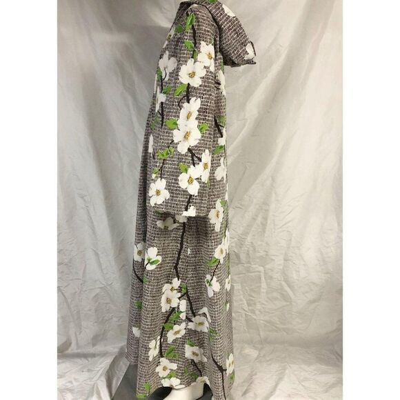 Vintage 60s/70s Bill Blass Hooded House Coat Dress - Picture 3 of 7